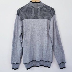 Trend Mock 100% Cotton Pullover Long Sleeve Sweatshirt Men's L